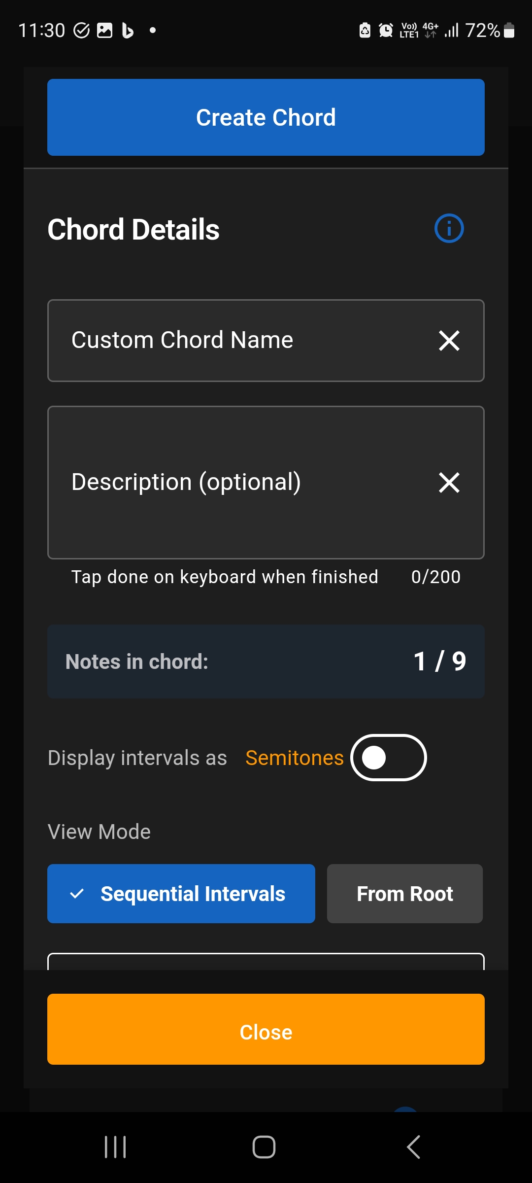 Create Chord