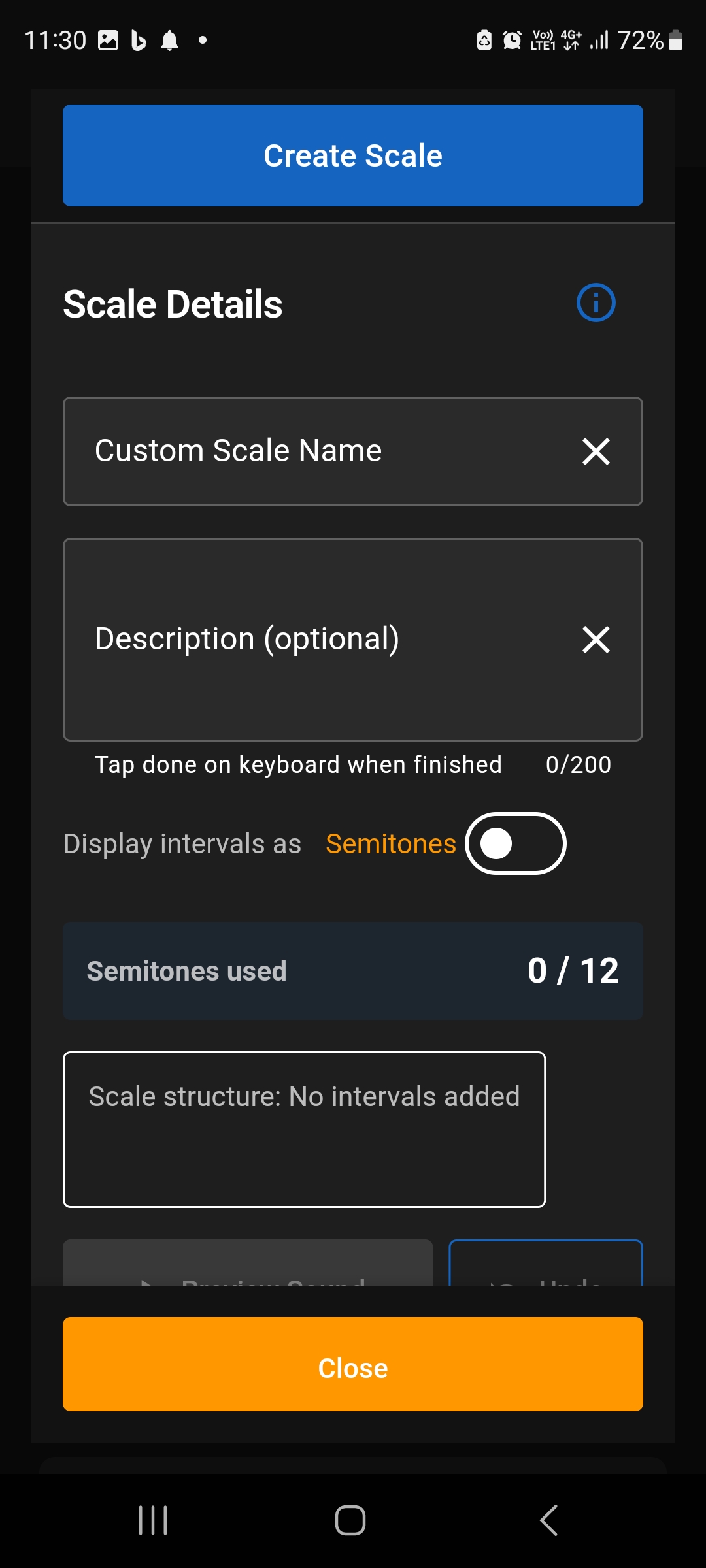 Create Custom Scale